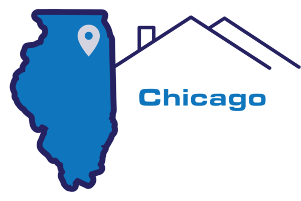 Map of where Renowned Building Solutions provides roofing services in Chicago, IL