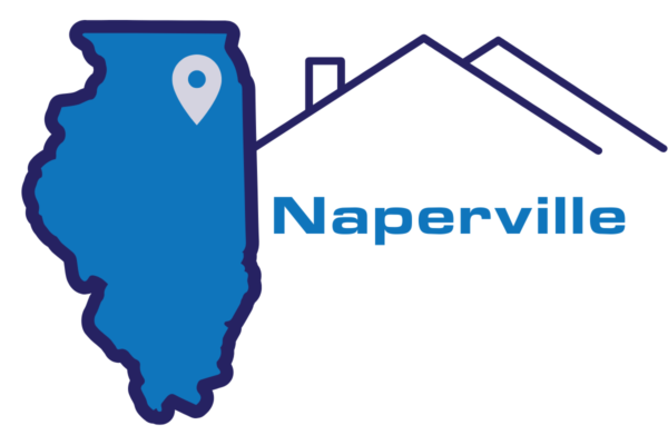Map of where Renowned Building Solutions provides roofing services in Naperville, IL