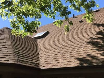 Completed roof replacement project